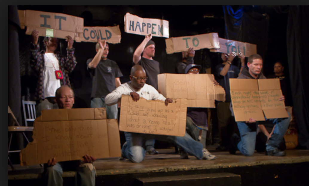 photo of theatre of the oppressed performance