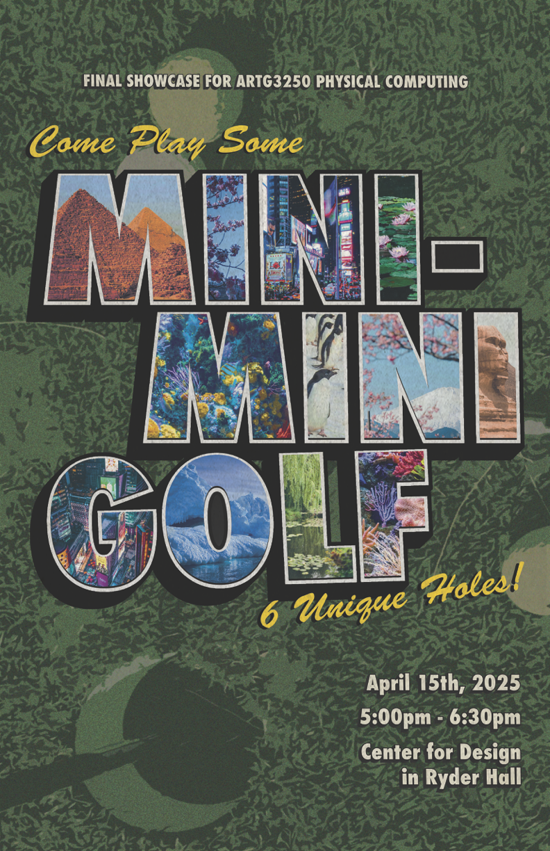 Mini Mini Golf Flyer