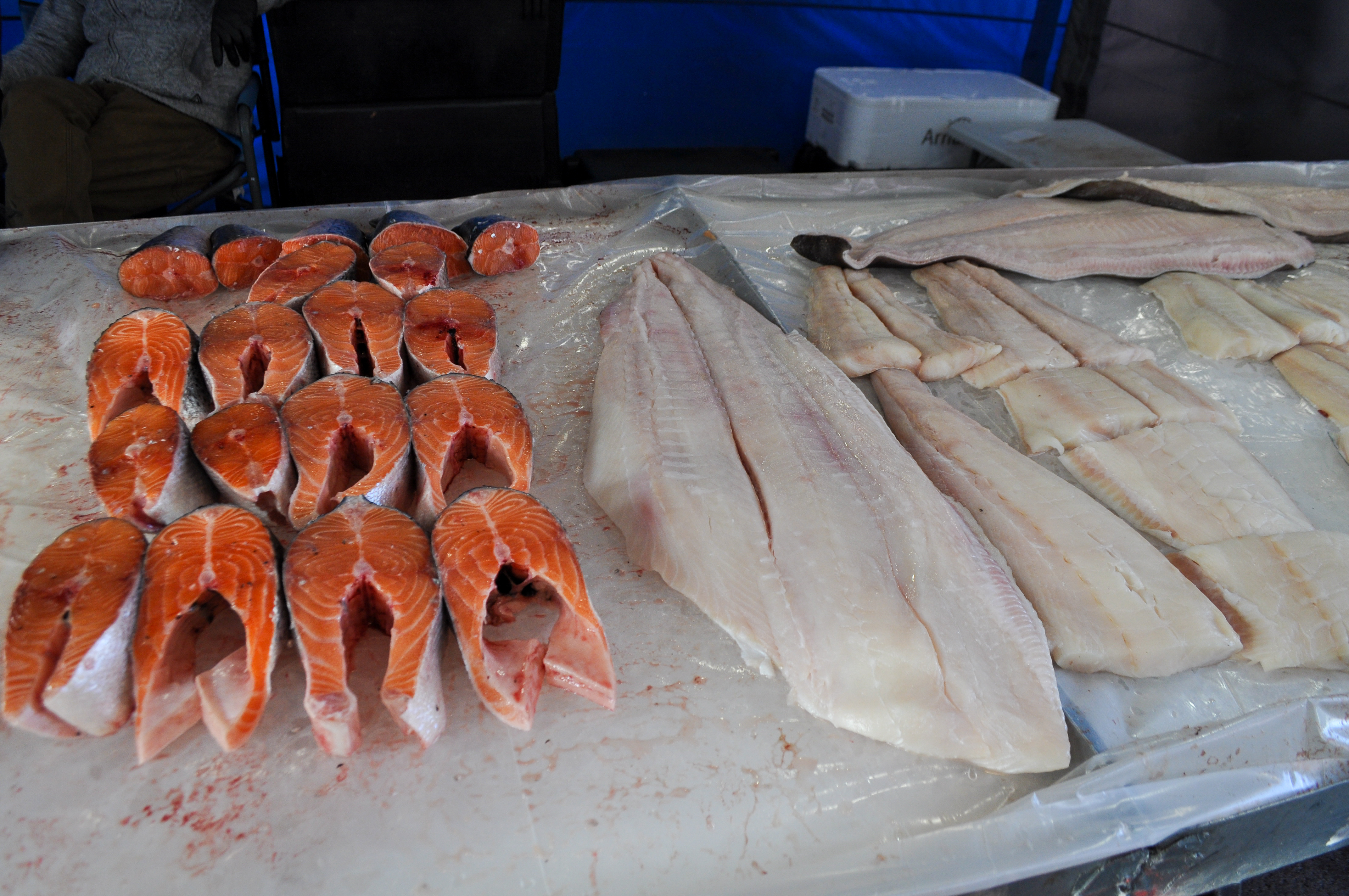 A photo of fish being served at Haymarket. Photo courtesy Elli Einset.